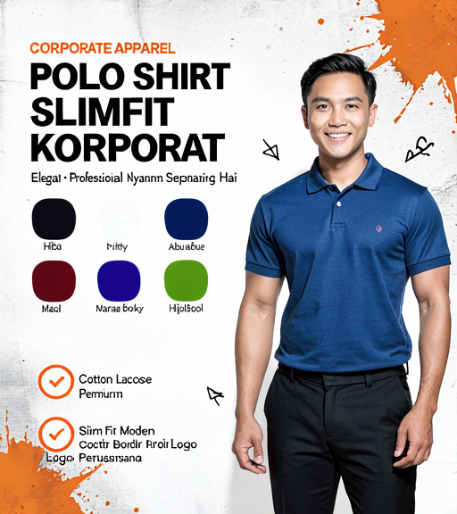Polo Shirt Slimfit Korporat