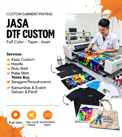 Jasa Sablon DTF Custom